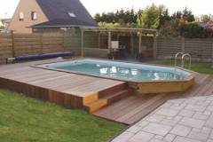 Tuinhuis met poolhouse