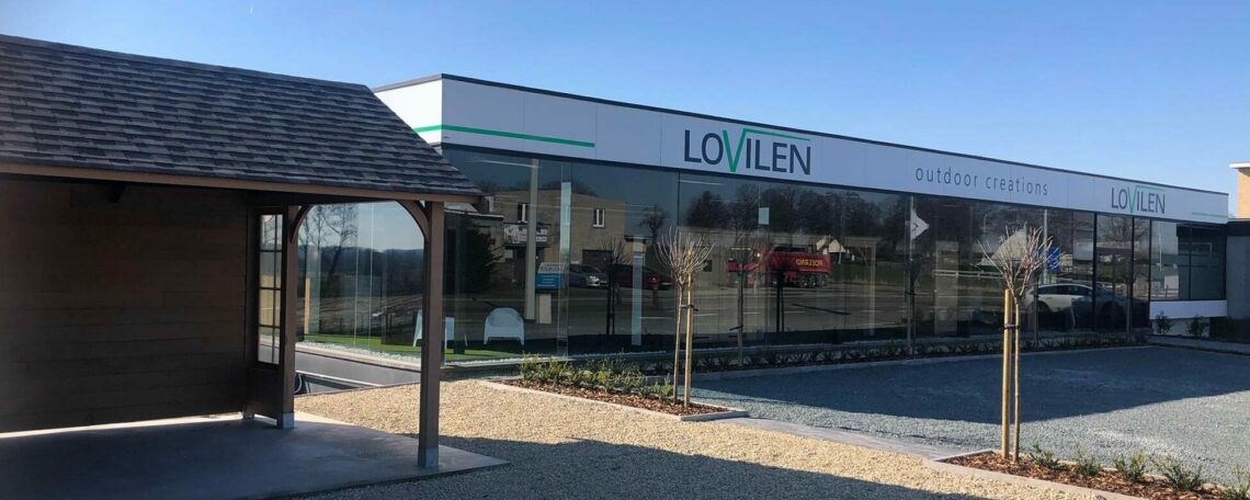 lovilen showroom tuinhuis ninove