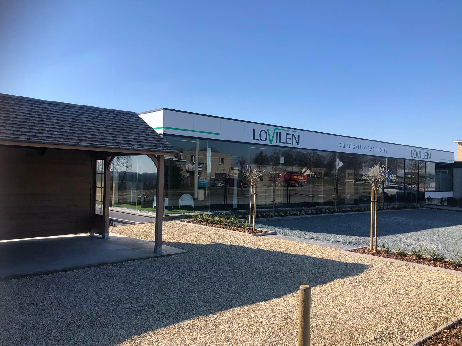 lovilen showroom tuinhuis ninove